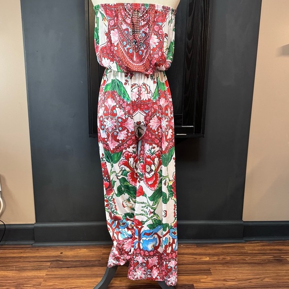 Boutique floral romper - Picture 2 of 11